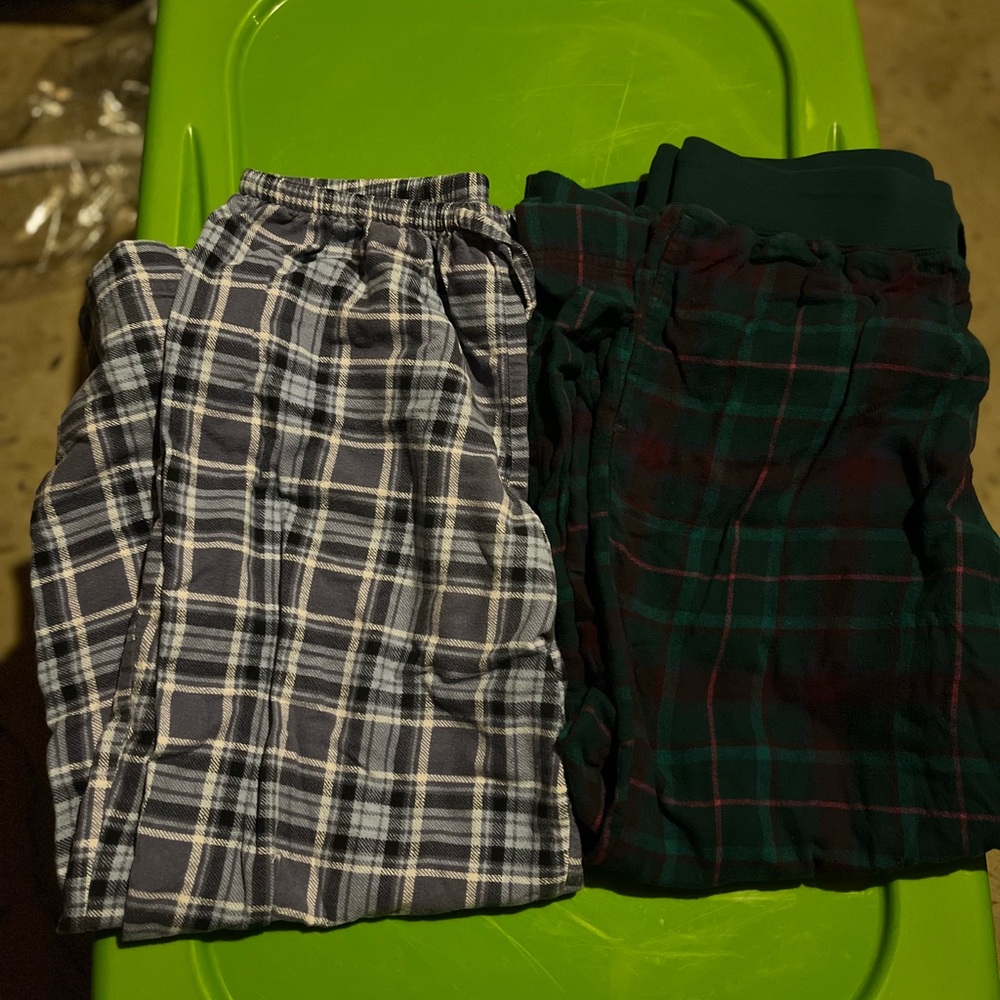 L.L. Bean Women’s Plaid Pajama Bottoms - 2 pairs
